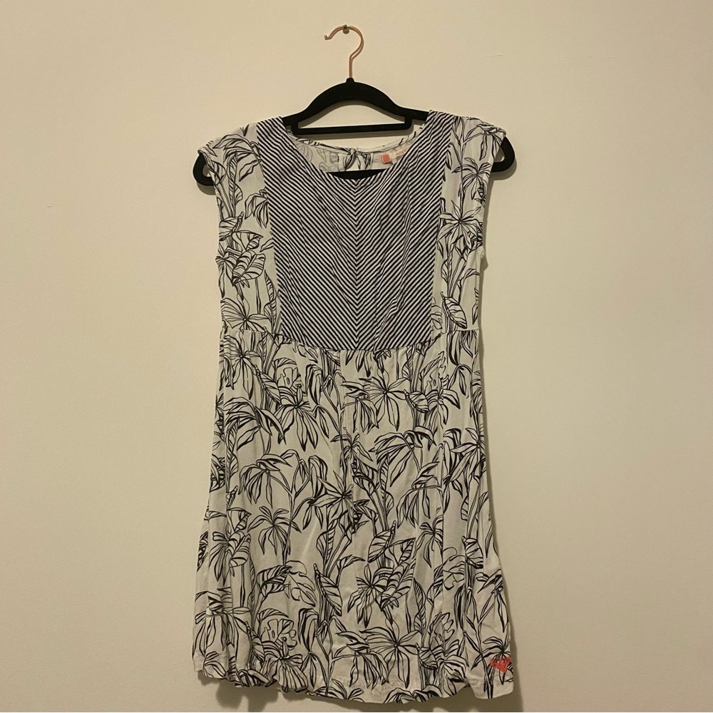 Roxy Girls 12 Large Floral Ambitious Queen Dress